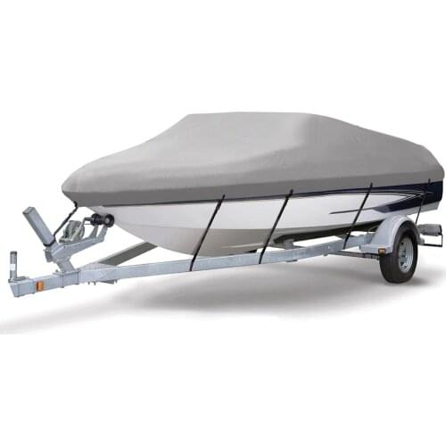 600D PU Coated Heavy Duty Trailerable Boat Cover,12'-14'X68",Classic Accessories,High Quality Waterproof,UV anti,marine grade