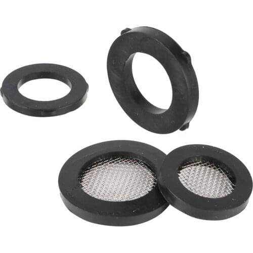 40 Pcs Rubber Gaskets with 40 Mesh Net Filter Water Hose Sealing O-Ring Washers Shower Head Inlet Pipe Faucet Replacement Part