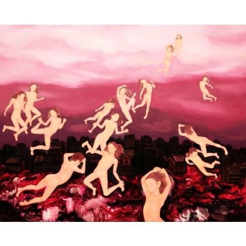 Canvas Prints modern oil painting fine art prints giclee canvas art for corridor for wall 7-MY-CX- (40)