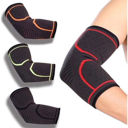 Sports Fitness Gym Golf Tennis Basketball Elastic Elbow Brace Compression Elbow Sleeve for Tendonitis