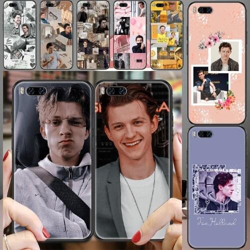 Tom Holland Spider Actor Phone case For Xiaomi Mi Max Note 3 A2 A3 8 9 9T 10 Lite Pro Ultra black pretty hoesjes 3D Etui trend