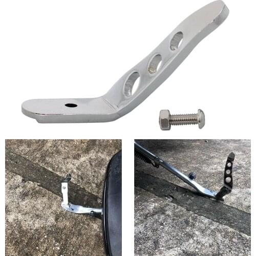 Chrome Motorcycle Kickstand Extension for Harley Touring 1991-2020 FLHT FLHX Road Glide CVO Ultra Models