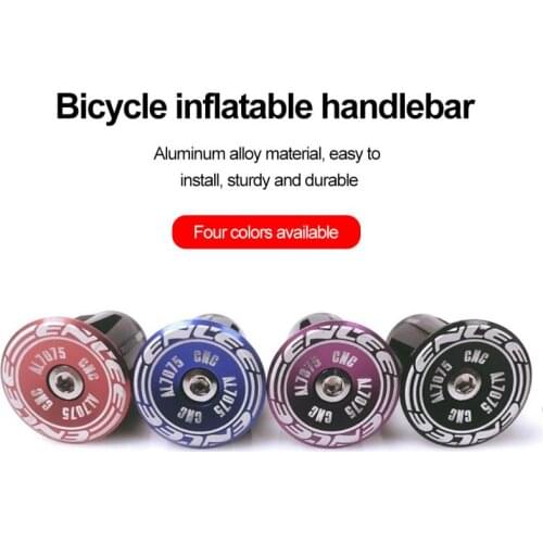 Bike End Plugs Aluminum Alloy Lock Mountain Handle Bar Bicycle Grips Cover Cap Cycling Handlebar Bicycle Bike Accessories