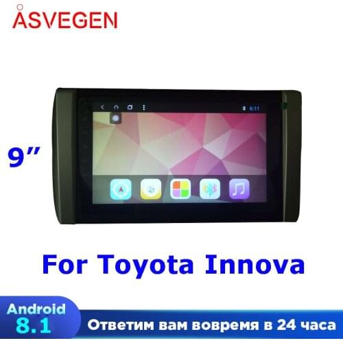 9" Android 8.1 Car Video Player For Toyota Innova Navigation Wifi 2G RAM+32G ROM With IPS Screen