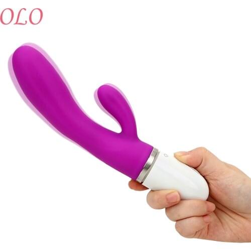 OLO Waterproof AV Stick Clitoris Stimulate 10 Speed G-spot Massage G-spot Vibrator Sex Toys for Woman Dual Vibration