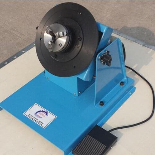 AC 110-240V 2-20RPM 10KG Light Duty Welding Turntable Positioner With 80mm Chuck