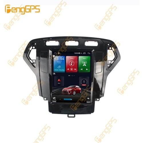 128G Android 10.0 Tesla Style Screen For Ford Mondeo 2007 - 2010 Car Multimedia Function Player GPS Radio Auto Stereo Head Unit