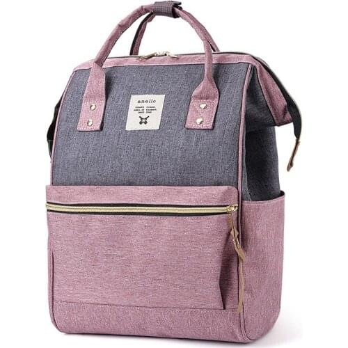 2021 Fashion Hit Color Womens Backpack Anti Theft Backpack Female Large Capacity Multifunctional Mommy Bag Travel Back Pack