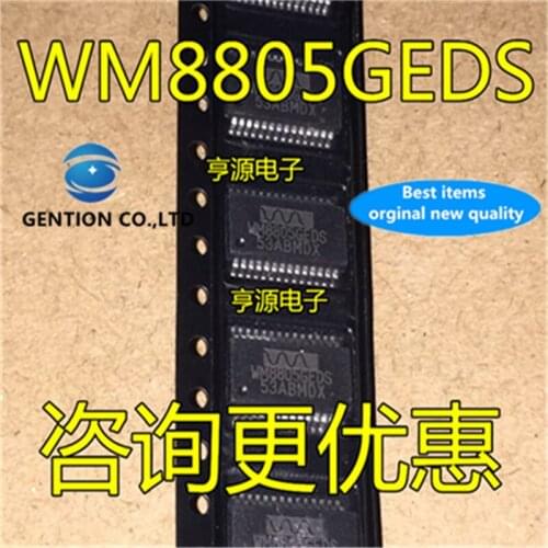 5Pcs WM8805 WM8805G WM8805GEDS SSOP28 Digital interface transceiver chip in stock 100% new and original