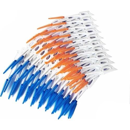 80Pcs Soft Plastic Massage Gums Gingival Interdental Brush Toothpick Toothbrush Floss Oral Flosser Pick Tooth Care Clean Tool