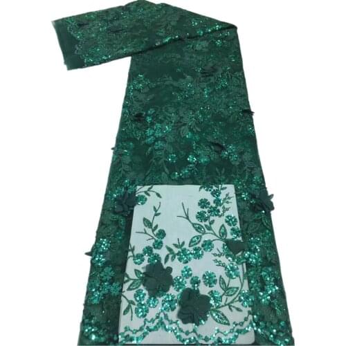 African 3D Lace Fabric Embroidered Nigerian Lace Fabrics High Quality Lace French Lace Fabric For Women Sewing RF-140