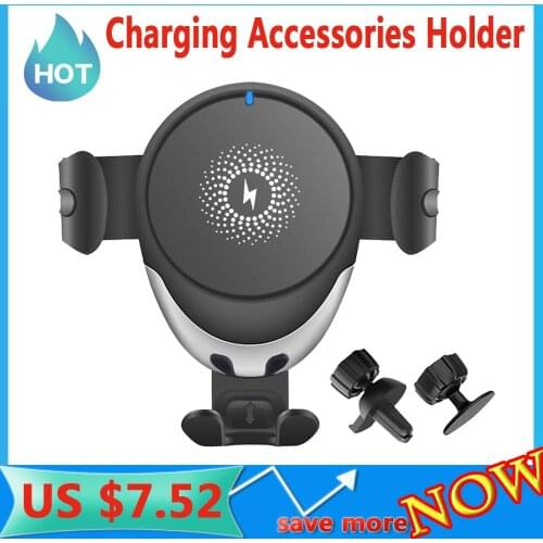 15W 10W Auto Gravity Car Mount Wireless Charger Qi Fast Charging Accessories Holder For IPhone 11Pro XS XR X 8 Samsung S10 S9 S8