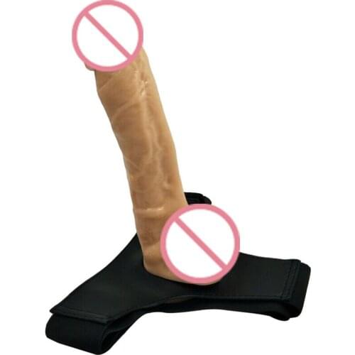 CPWD 23*4.5cm Strap On Big Dildo Panties Super Soft Penis Realistic Dildo Dick Strapon Harness Sex Toys of Women Lesbian Gay