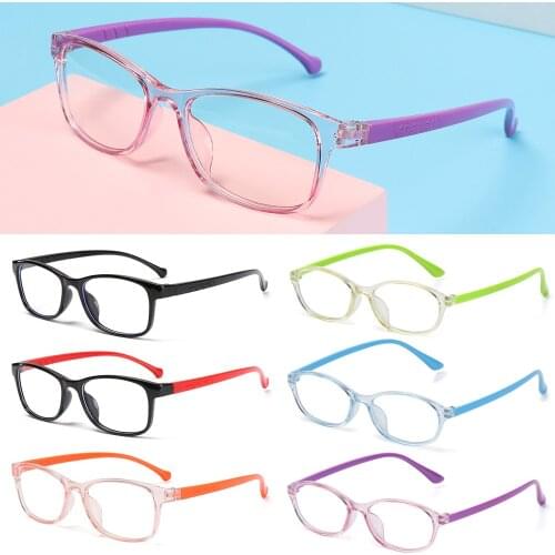 Kids Anti-blue Light Glasses Optical Lens Ultra Light Frame Children Computer Radiation Blocking Anti Reflective Eyeglasses