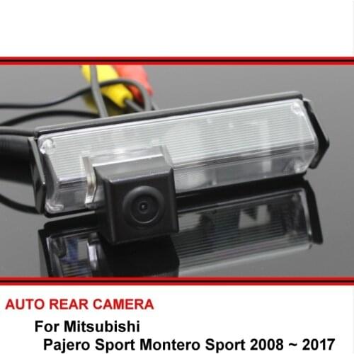 For Mitsubishi Pajero Sport Dark Montero Nativa Challenger Night Vision Rear View Camera Reversing Car Back up Camera HD CCD