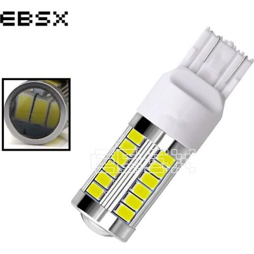 EBSX 6 Pcs 7440 7443 T20 LED Car Turning Light 33 SMD 5630 5730 Auto Tail Brake Light Reverse Bulb Signal Lamp 12V DRL Lights
