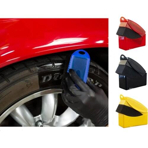 Car Tire Clean Waxing Polishing Sponge With Cover Brush Auto Wheel Polish Wax Washing High Pressure Cleaner Corner Rub NEW