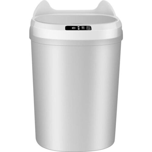Induction Trash Can Automatic Touchless Dustbin Eco-Friendly Infrared Sensor Garbage Bin Kitchen Bath Home