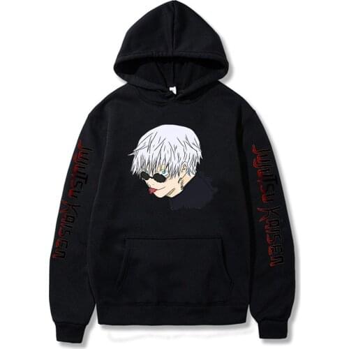 2021 Jujutsu kaisen Pullover Sweatshirt Women Men Fashion Costume Hoodies Harajuku Sudadera