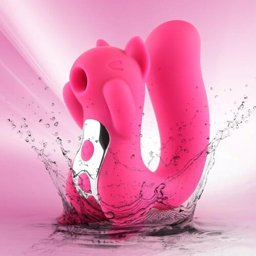 Cute Animal Sucking Vibrator for Women Sex Toys Powerful Dildo Sucker Nipple Vagina Massage Stimulate Erotic Female Sex Shop Toy