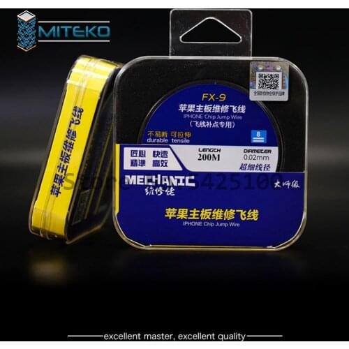 MITEKO Mechanic 0.01mm 0.02mm Insulation Pure Copper Jumper Wire for Phone Motherboard Fingerprint Repair Link Wire