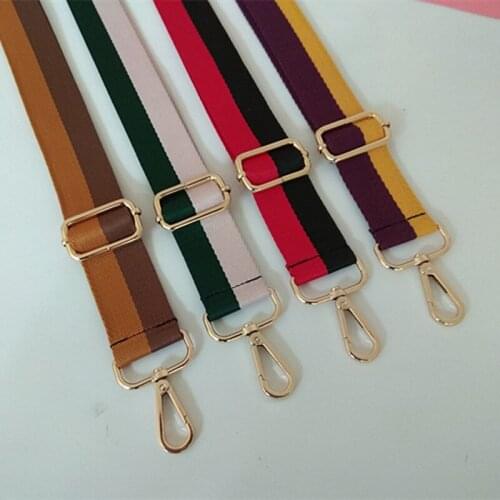 Fashion Colored Shoulder Bag Strap Diy Adjustable Bag Strap For Crossbody Handbag Replacement Belt Bag Accessories Hanger