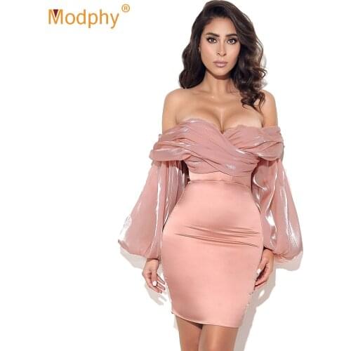 Modphy Pink Summer Dresses