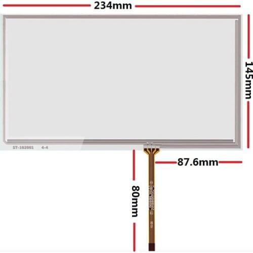 New 10.2 inch touch screen 234*145mm is suitable for AT102TN03 V9 16:10 notebook screen industrial equipment