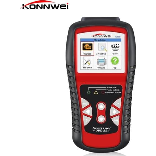 KONNWEI Original Car Diagnostic Tool OBD2 Automotive Scanner KW830 OBD 2 EOBD Better AD410 Engine Fault Code Reader Scan Tools