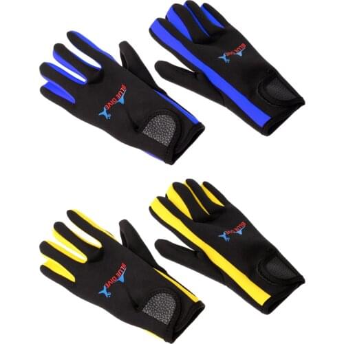 1 Pair 1.5mm Neoprene Gloves - Anti-scratch Anti-slip Comfortable & Durable