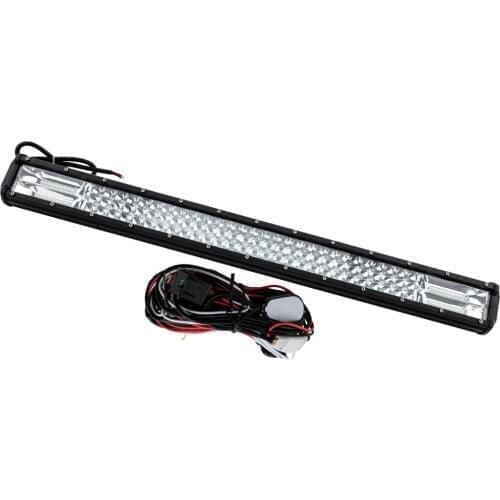 28inch Led Work Light Bar Combo Beam Tri-rows Fog Car Lamp for Offroad Boat ATV SUV Spot Combo Offroad Driving Lamp 4WD 6500K