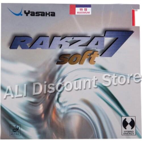 Yasaka Original RAKZA 7 SOFT RK7 Pimples In Table Tennis Rubber RAKZA7 SOFT Pips-In Ping Pong Sponge Tenis De Mesa