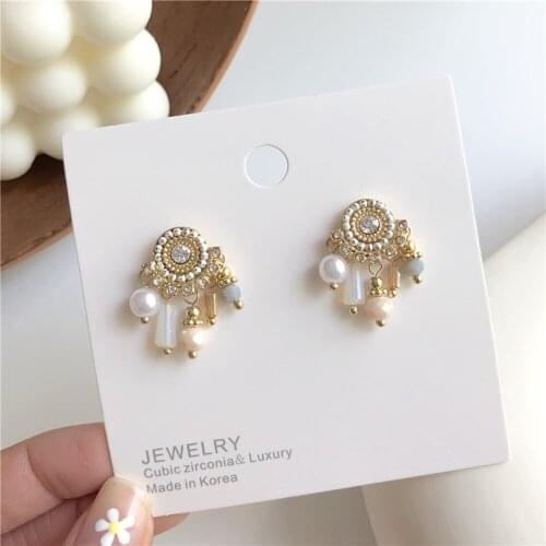 Womens Earrings Fringed Sweet Love Earrings Vintage Drop Earrings Girl Accessories Jewelry for Women