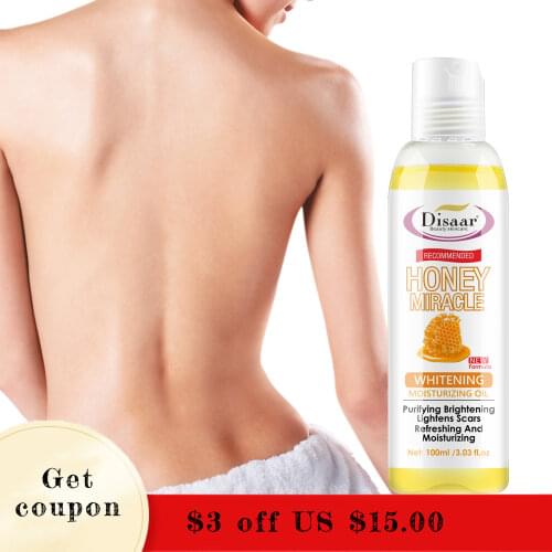 100ml Honey Body Massage Oil Moisturizing Lifting Firming Smoothing Improve Dull Skin Anti Wrinkle Brighten Skin Care Body Care