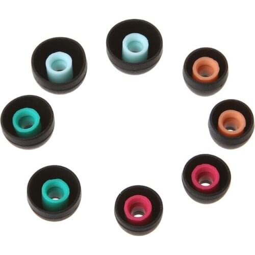 4 Pairs(XS/S/M/L) Soft Silicone Ear Pads Earphone Eartips Suit for 90% In-ear Earbuds Cover Accessories for sony Headphone