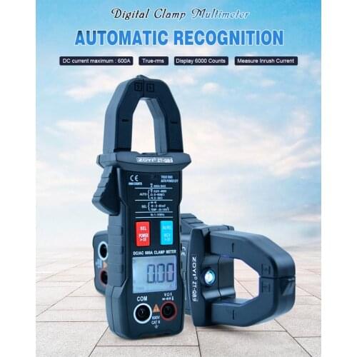 Automatic Clamp Multimeter QB9 Capacitor Electrician Digital High-precision Full Gear Anti-burn Ammeter