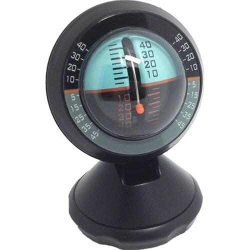 Car Inclinometer Vehicle Rotatable 360 Degree Angle Level Gradient Inclination Display Device Tool Slope Meter