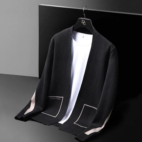Baoukoo Mens Wool Cardigans