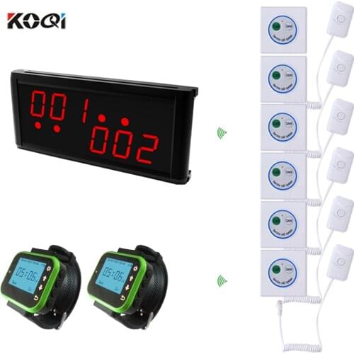 Free Shipping Hotspital Receiver Display Room Bed Buzzer Watch Pager Portable Nurse Call Bell System