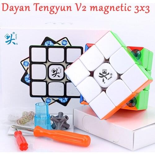 Dayan Tengyun V2 M Magnetic 3x3x3 magic cube 3x3 speed cube Magnet cubo magico 2x2x2 puzzle cube