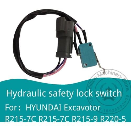 Excavator microswitch Hydraulic Safety Lock Switch for R215-7/7C R215-9/9C R215-9/9C R220-5 R225LC-7 /9T R300-5 R305LC-7