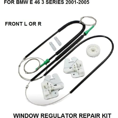 FOR BMW E46 3 SERIES WINDOW REGULATOR REPAIR KIT FRONT LEFT/RIGHT 2001-2005
