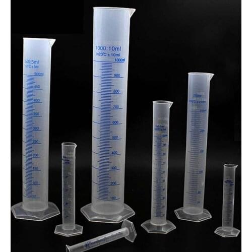 1 pcs Plastic 100ml measuring cylinder graduated cylinder measuring graduates