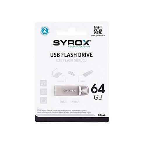 SYROX 8 GB-16 GB-32 GB-64 GB METAL USB FLASH BELLEK