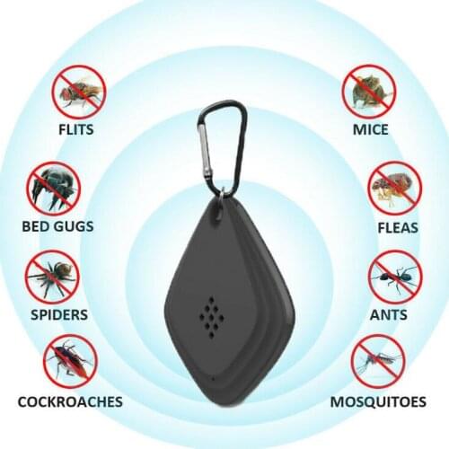Portable Insect Repellent Anti Mosquito Repellent Outdoor Ultrasonic USB Electronic Roach Control Flealess Pet Ultrasonic Tick