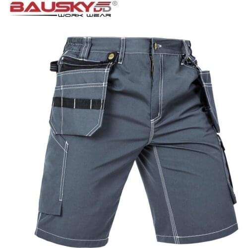 Working Pants Men Workwear Pants Men Work Pants With Tool Multi Pockets Short Pants Mens Workwear Trousers For Summer