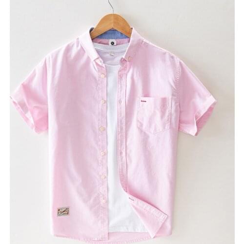 Suehaiwes brand Italy cotton fashion shirts men solid comfortable shirt for men short sleeve tops mens clothes camisa chemise