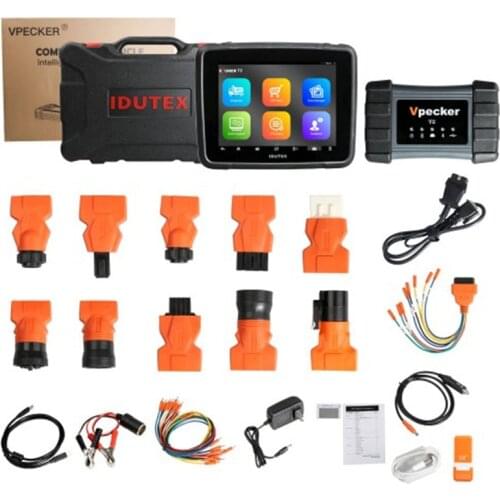 2020 Top Vpecker XTUNER T2 with PAD Diagnostic Tool for Heavy-duty Truck and Commercial Vehicles More Powerful than Xtuner T1