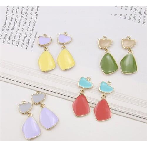 10pcs hot-sales Vintage Statement Earrings For Women Alloy Glitter After Stud Earrings Diy Jewelry Accessories Wholesale