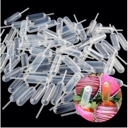 30pcs Plastic Squeeze 4ml Transfer Pipettes Dropper Mayitr Disposable Pipettes For Strawberry Cupcake Ice Cream Chocolate